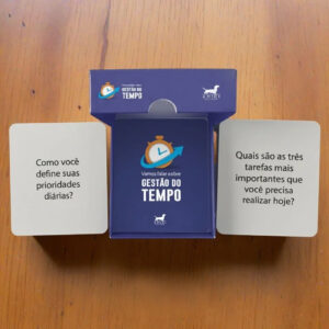 Deck Baralho Gestão do Tempo – Cartas para Planejar, Priorizar e Controlar seu Dia
